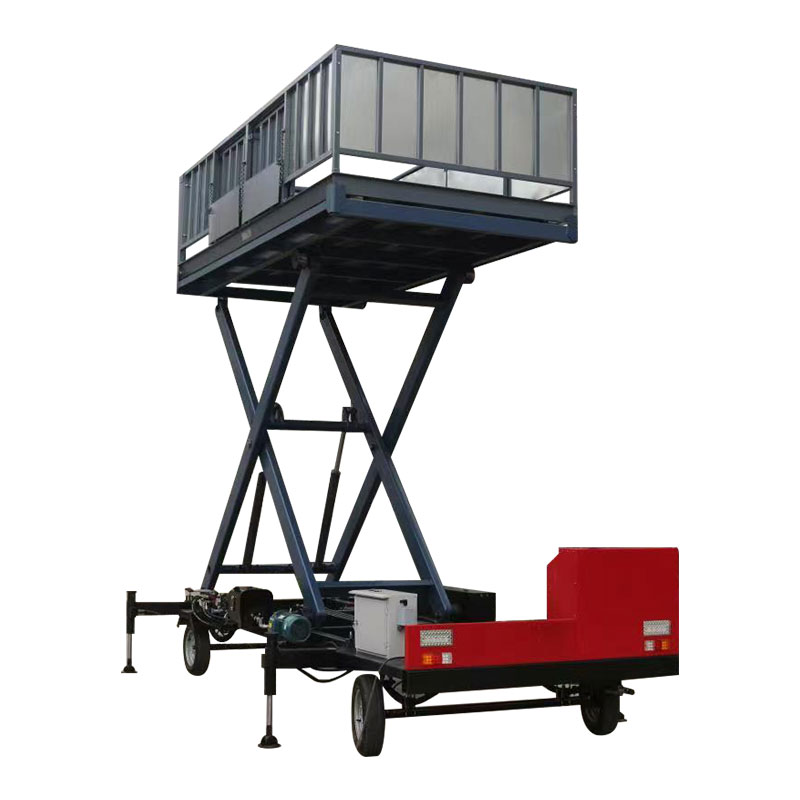 Self propelled lifting platform scale